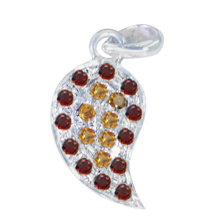 Multi Stone Whisper-thin Middle Eastern 925 Silver multiple Patricia Trendy multicolor Pendant Jewelry