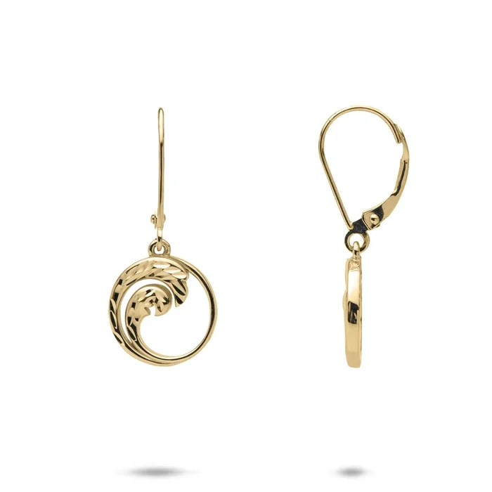 Nalu Earrings in Gold – 12mm