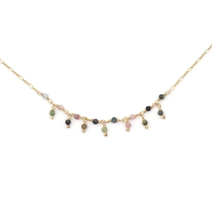 Necklace – Tourmaline tassel