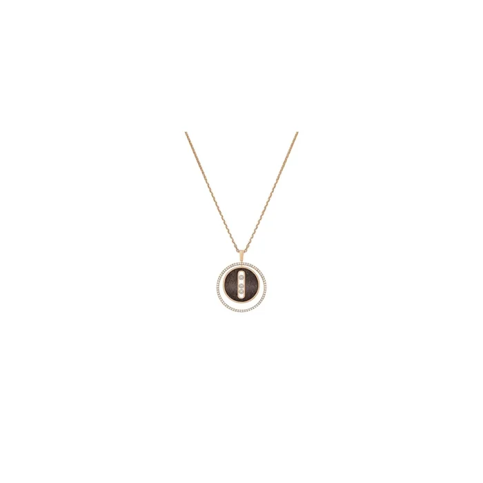 Necklace Messika Lucky Move pink gold ziricote 10835R – Lepage