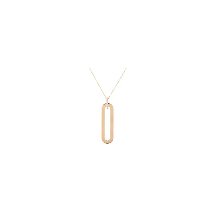 Necklace So Shocking Origine in pink gold and diamonds – Lepage