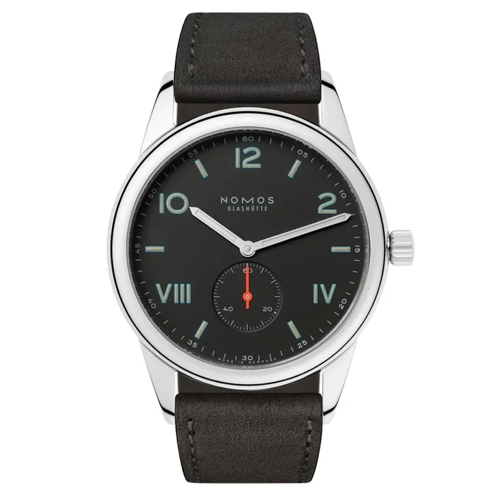 Nomos Club Campus 38 mechanical sapphire crystal back 738 – Lepage