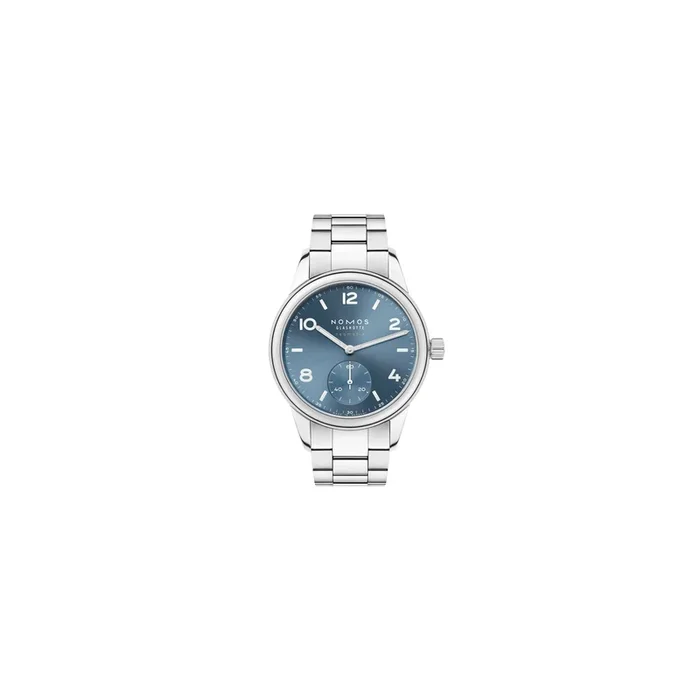 NOMOS Club Sport Neomatik Polar watch sapphire back 37 mm 750 – Lepage