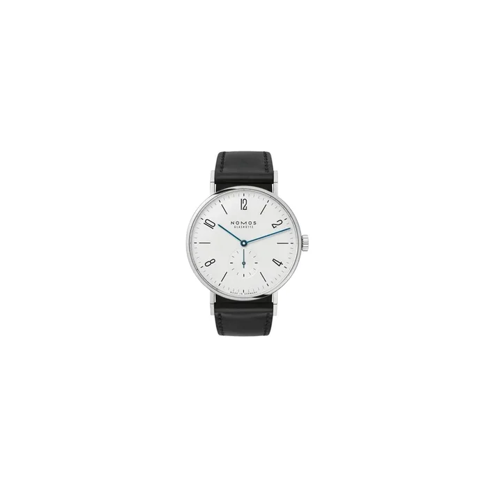Nomos Tangente 38 mechanical watch with black leather strap 165 – Lepage
