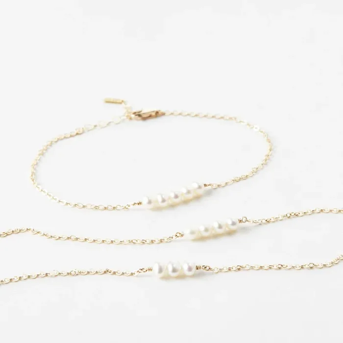 Ohana Bracelet – 14k Solid Gold