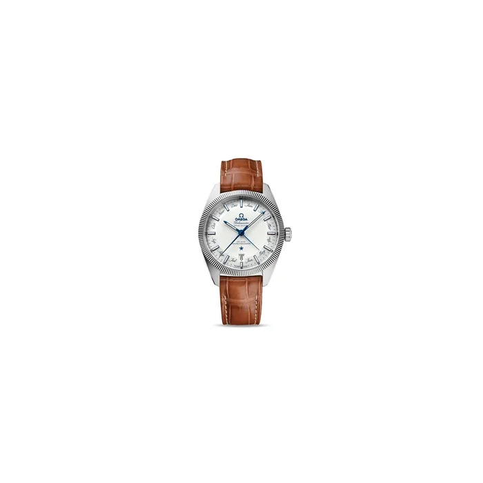 Omega Globemaster Master Co-Axial calendrier annuel cuir fauve 41 mm
