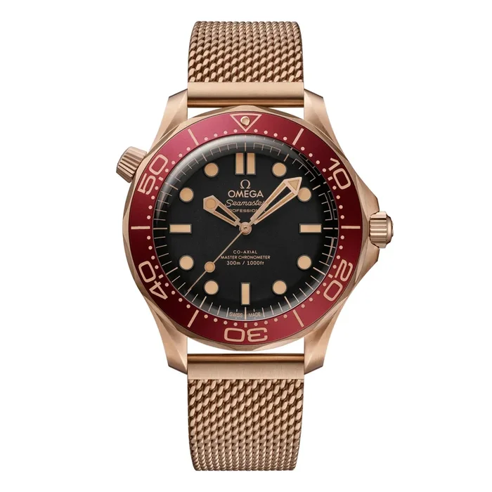 Omega Seamaster Diver 300m Bronze Gold & Burgundy 210.90.42.20.01.003 – Lepage