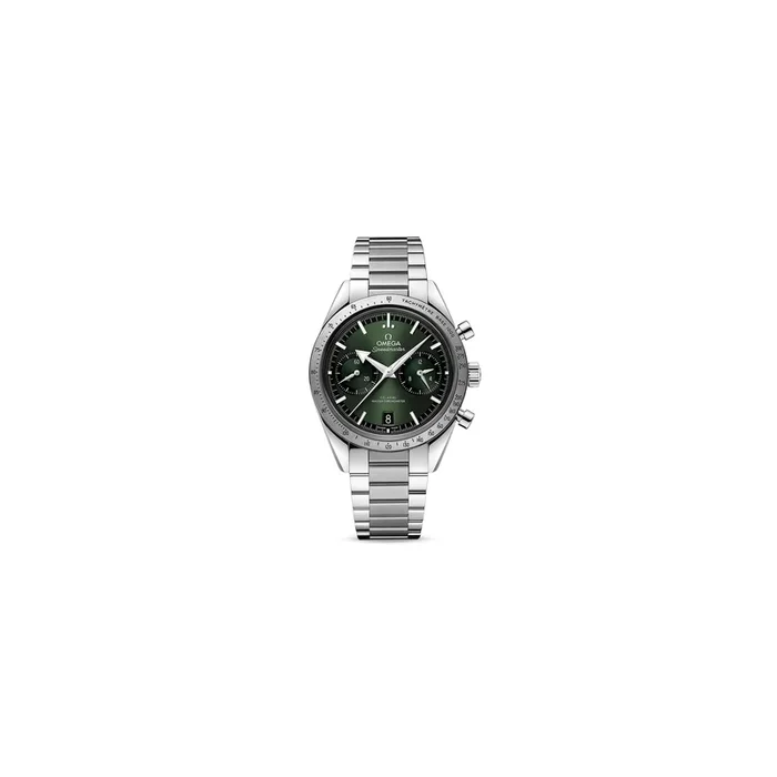 Omega Speedmaster ’57 watch green dial steel bracelet – Lepage