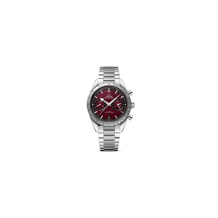 Omega Speedmaster ’57 watch red dial steel bracelet – Lepage