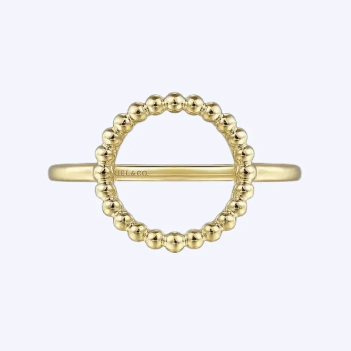 Open Circle Ladies Ring