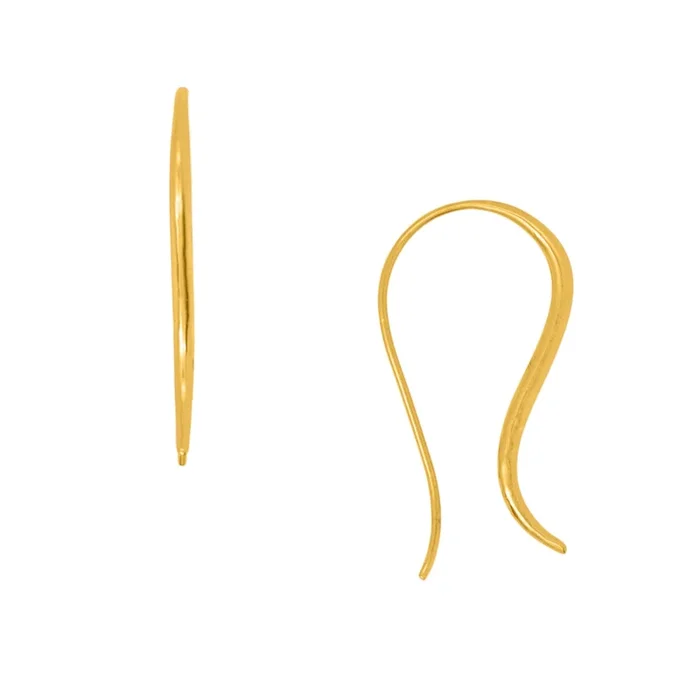 Open Curve Earring in Gold