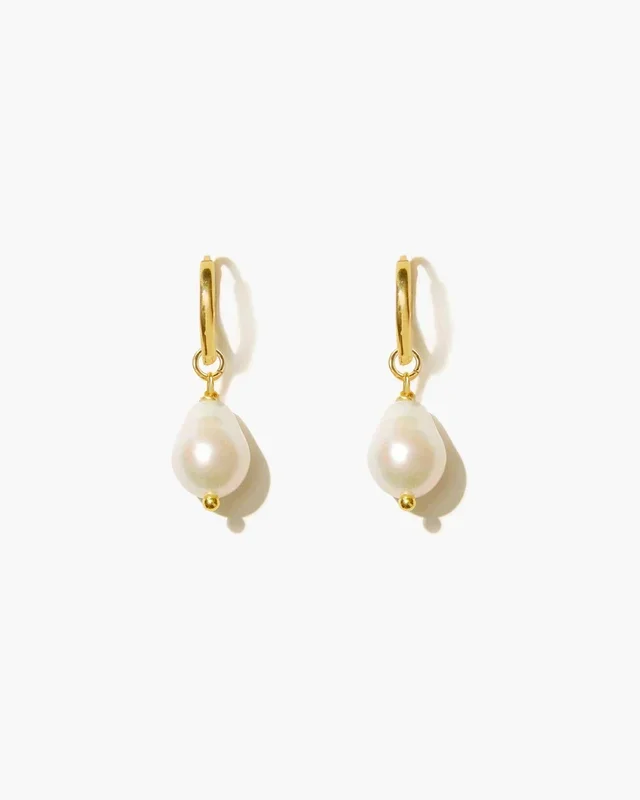 Orecchini Pearl Hoop