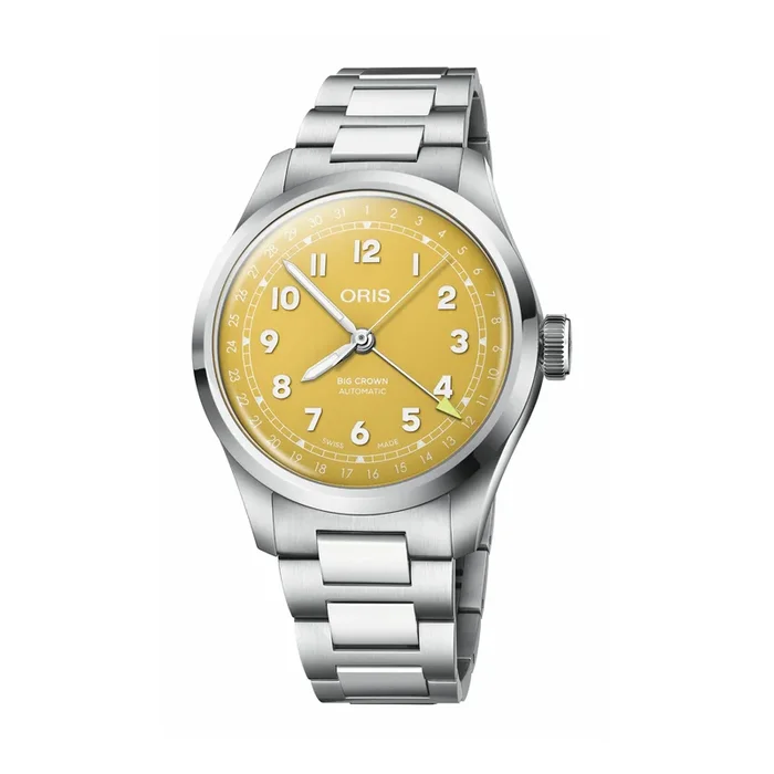 Oris Big Crown Pointer Date 40 mm Yellow Steel | Lepage