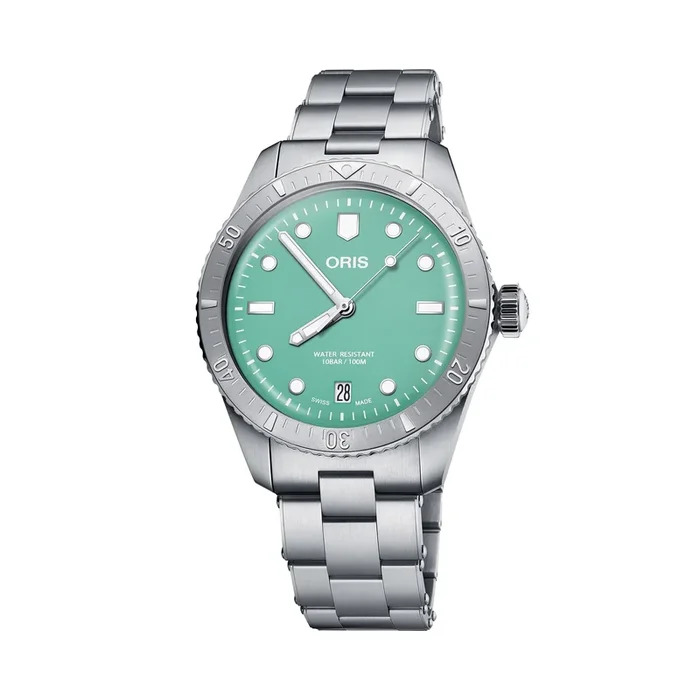 Oris Divers Sixty-Five Cotton Candy Green 01 733 7771 4057-07 8 19 18 – Lepage