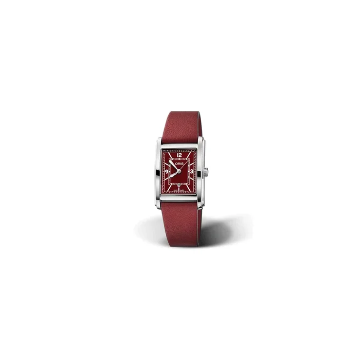 Oris Rectangular red dial 01 561 7783 4068-07 5 19 18 – Lepage