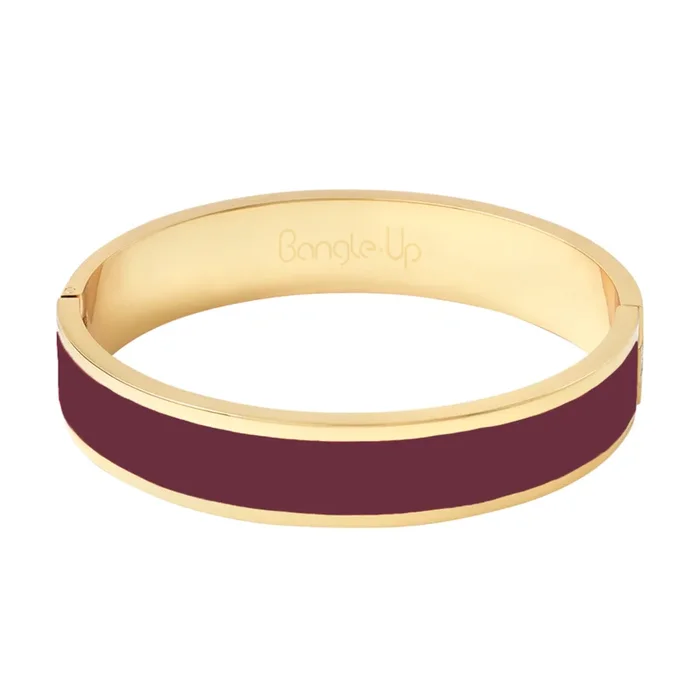 Oval Bangle Bracelet – Plum