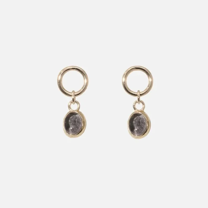 Oval Dangling Earrings