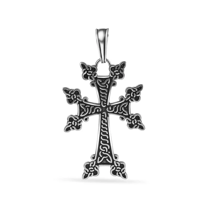 Oxidized 925 Sterling Silver Celtic Cross Pendant – OXP00009