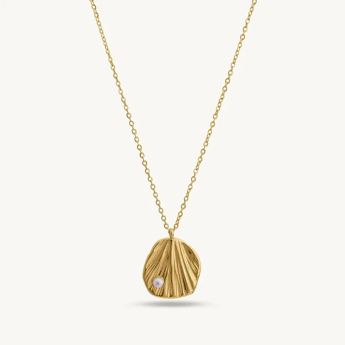 Oyster With Tiny Pearl Necklace