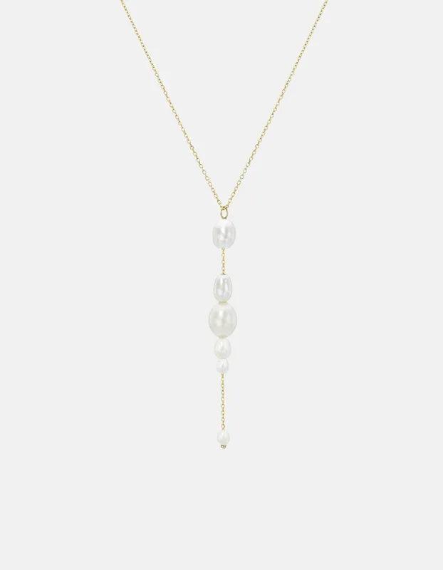 Palazzo Necklace, White