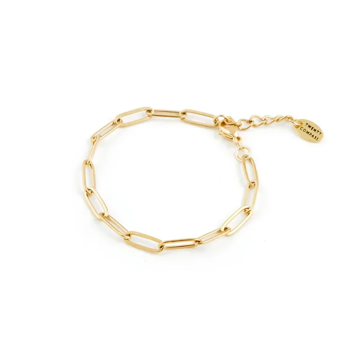 Paperclip Bracelet – Gold