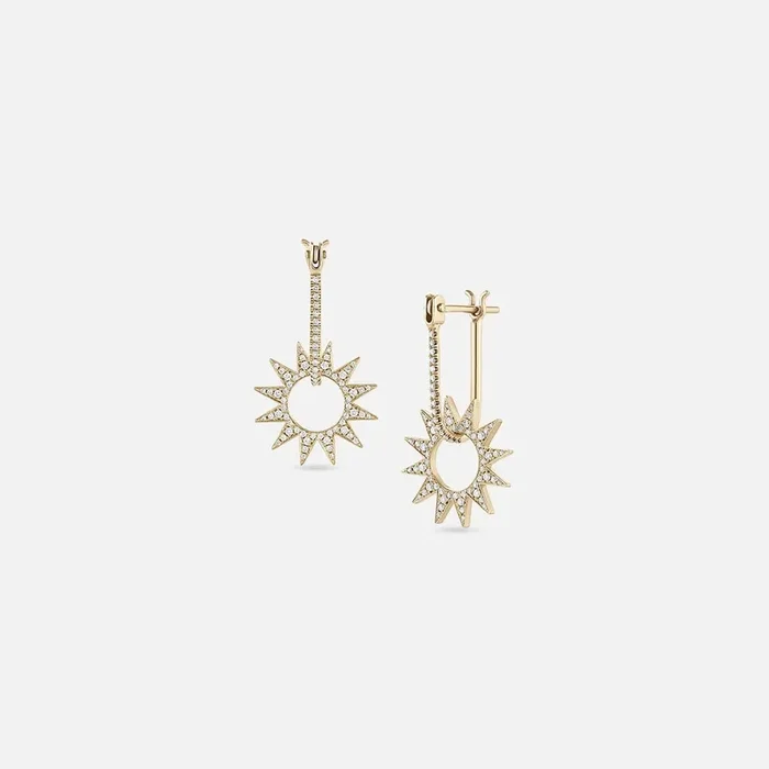 Pavé Mini Spur Earring
