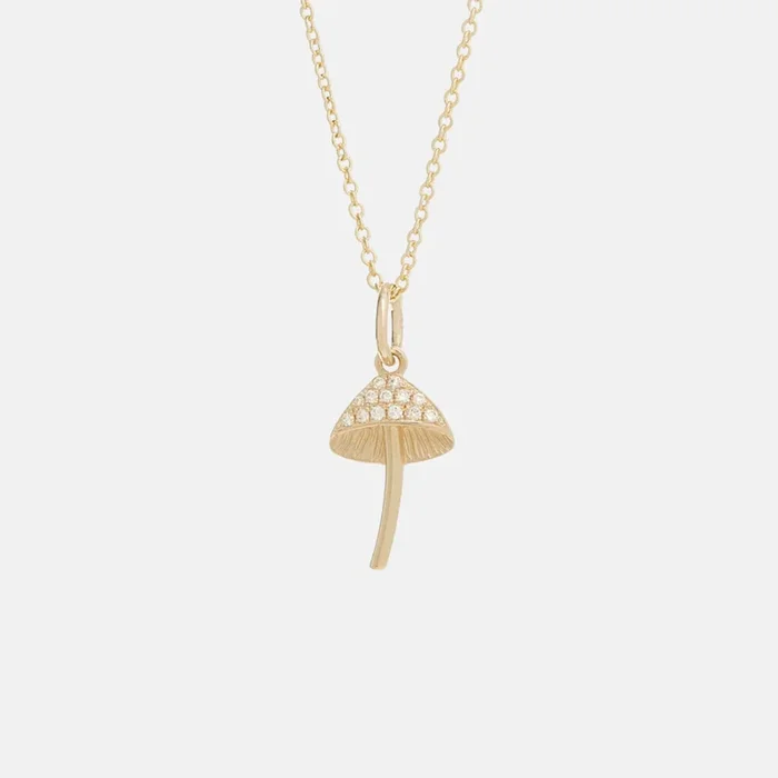 Pavé Mushroom Pendant