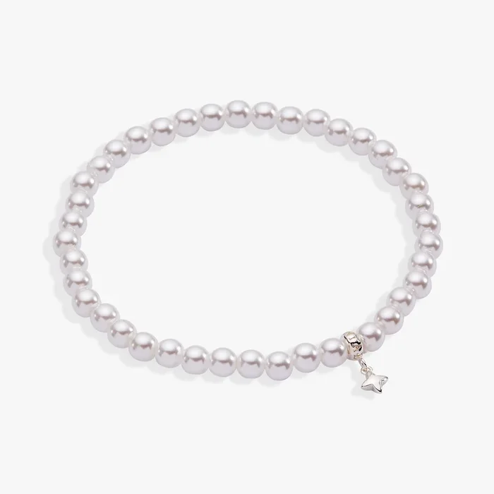 Pearl Beaded Stretch Bracelet