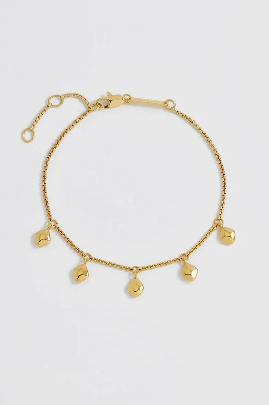 Pebble Double Chain Bracelet