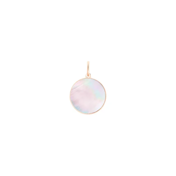 Pendant Ginette NY ever pink mop charm in rose gold – Lepage