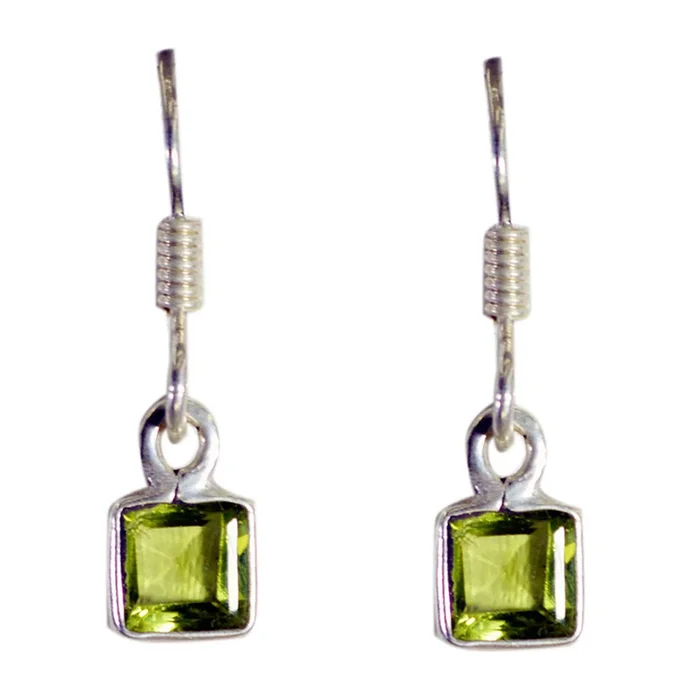 Peridot Korean Patricia multiple Dangle Green 92.5 Silver Earring