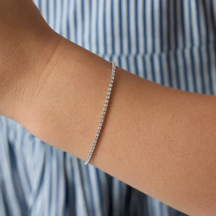 Petite Diamond Tennis Bracelet