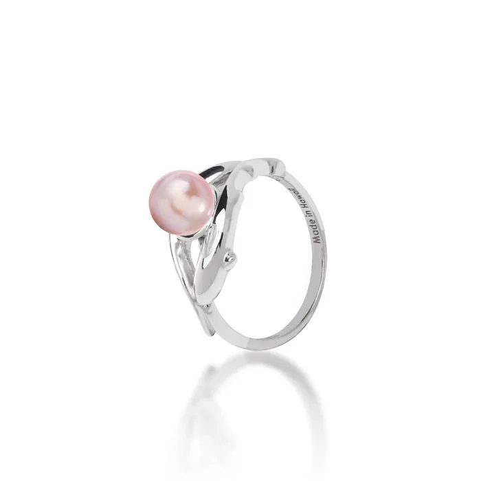Pick A Pearl Shark Ring in Sterling Silver – 12mm