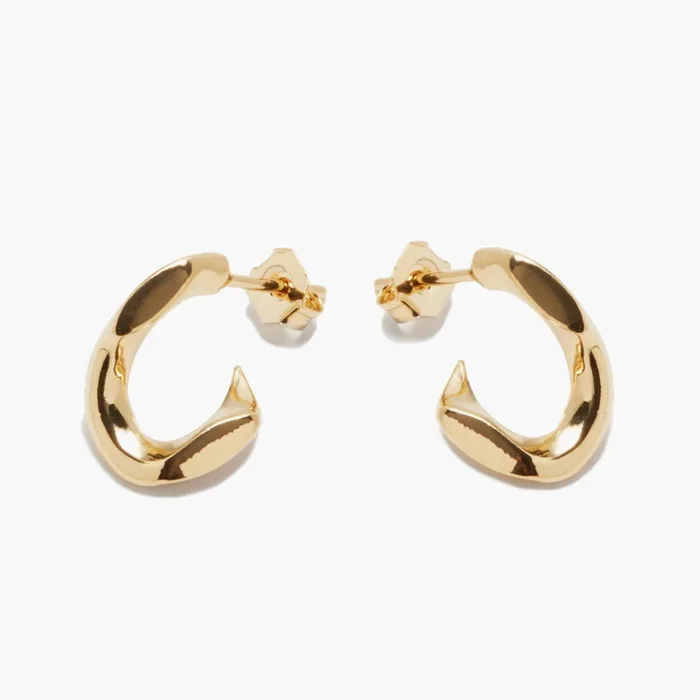 Pierced Chain Earrings
