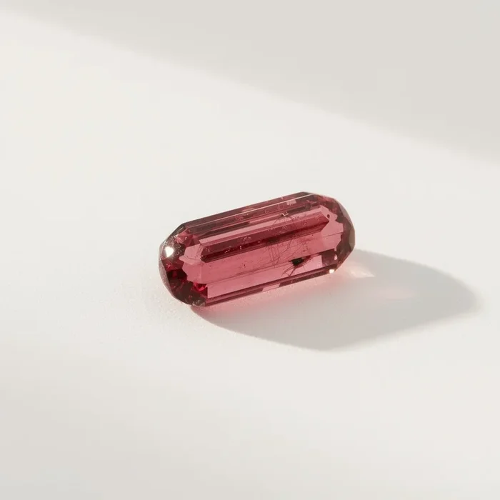 Pink Tourmaline 10PC Tiny 2×4 MM Baguette Faceted Pink Natural Semi Precious Loose Gemstone