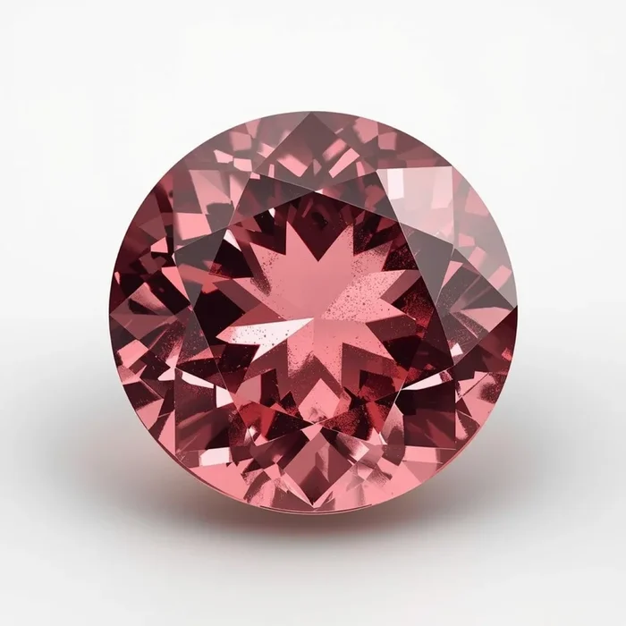 Pink Tourmaline 1PC Large 10×10 MM Round Faceted Pink Shine Semi Precious Loose Gemstones