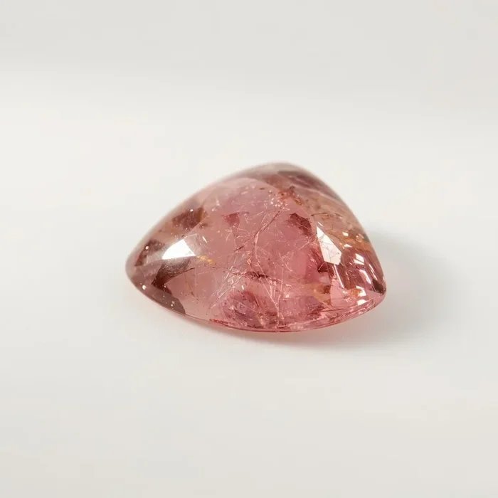 Pink Tourmaline 1PC Large 10×10 MM Triangle Cabochon Pink Shine semi Precious Precious Gemstone