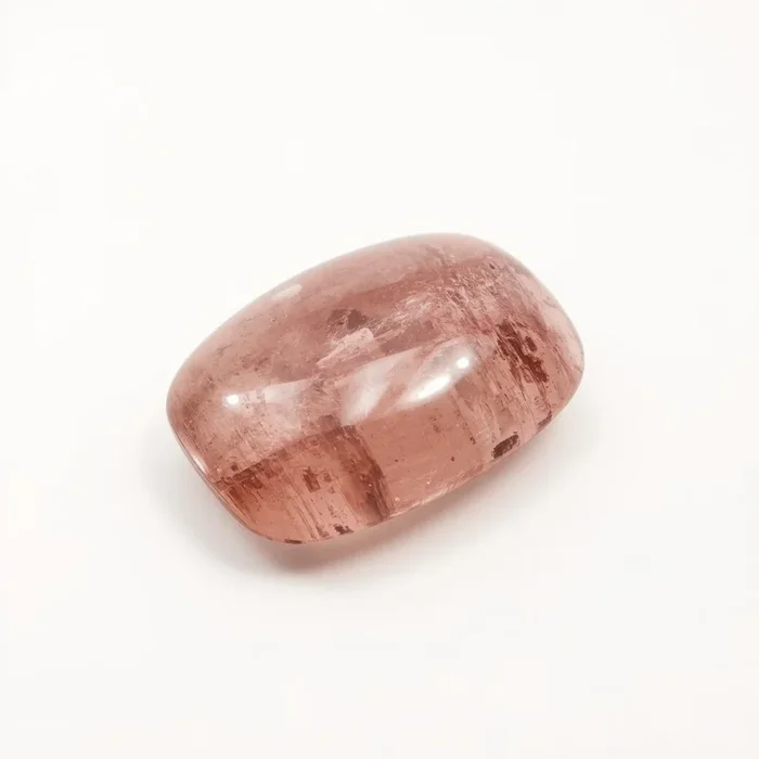 Pink Tourmaline 1PC Medium 8×10 MM Emerald Cabochon Pink Natural semi Precious Loose Gemstone