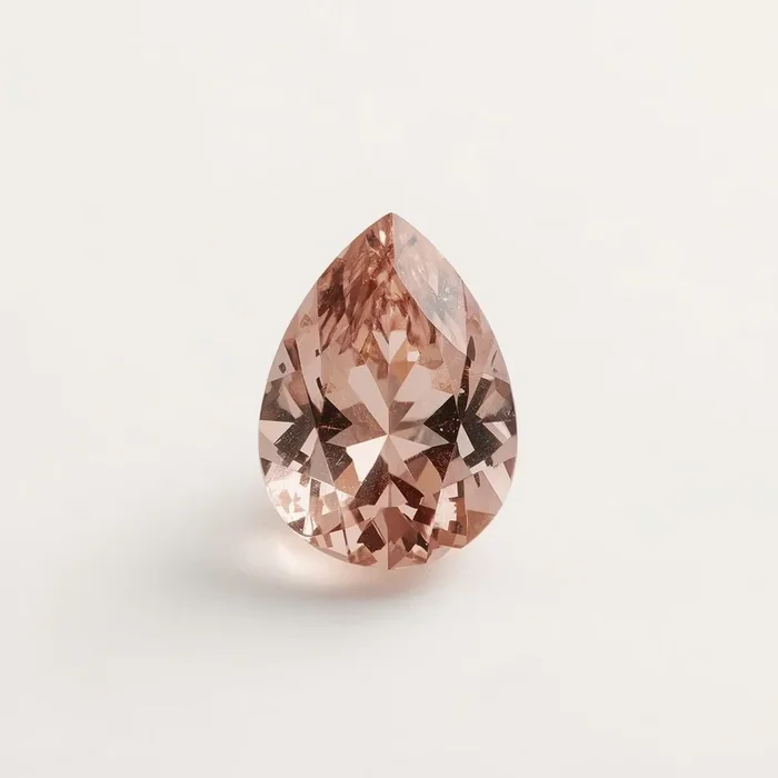 Pink Tourmaline 1PC Medium 8×10 MM Pear Faceted Pink Brilliant Semi Precious Loose Gemstones