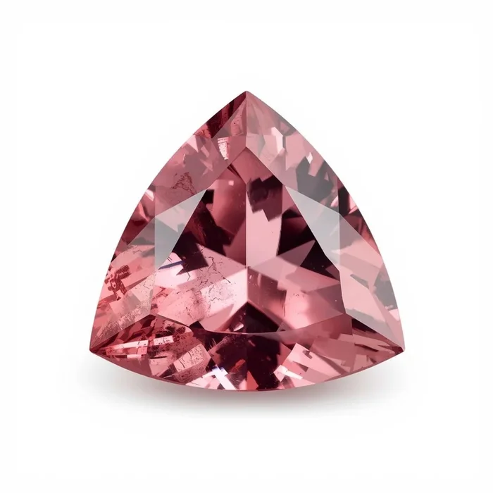 Pink Tourmaline 1PC Small 7×7 MM Triangle Faceted Pink Splendid Semi Precious Gems