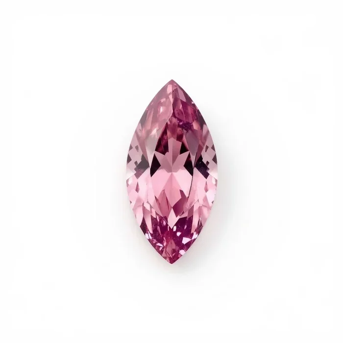 Pink Tourmaline 1PC Tiny 3×6 MM Marquise Faceted Pink Lustrous Semi Precious Loose Gemstone