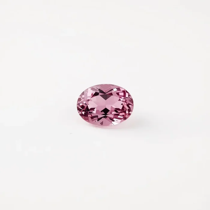 Pink Tourmaline 1PC Tiny 4×6 MM Oval Faceted Pink Pure Semi Precious Loose Gemstones