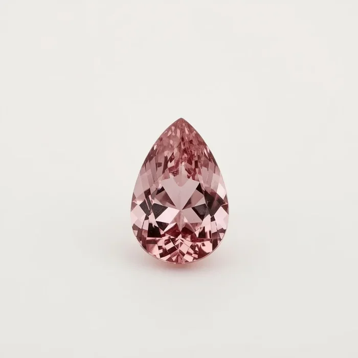 Pink Tourmaline 1PC Tiny 4×6 MM Pear Faceted Pink High-Quality Semi Precious Loose Gems