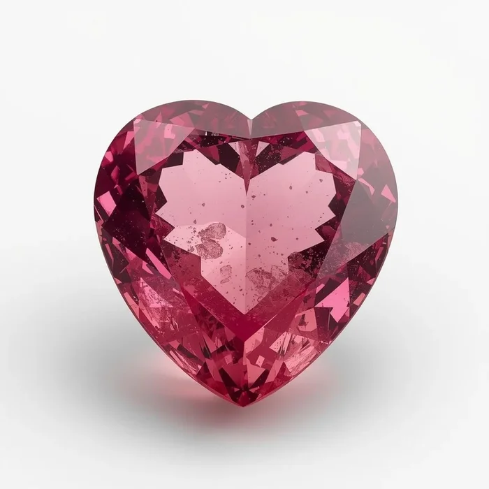 Pink Tourmaline 1PC Tiny 5×5 MM Heart Faceted Pink Sparkling Semi Precious Loose Gemstone