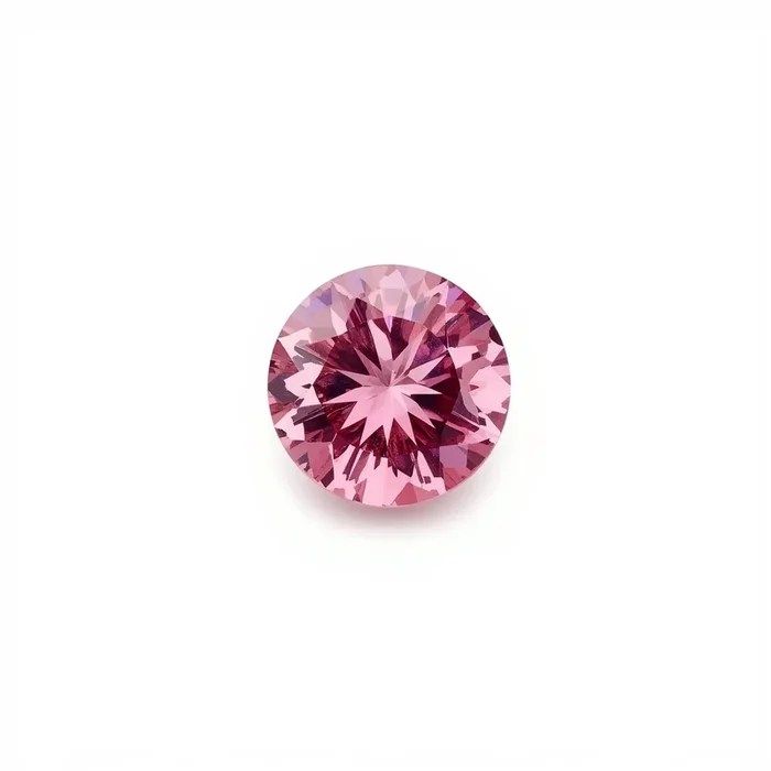 Pink Tourmaline 1PC Tiny 5×5 MM Round Faceted Pink Sparkling Semi Precious Loose Gemstone