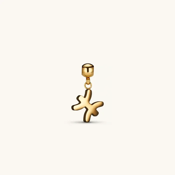 Pisces Classic Charm Gold