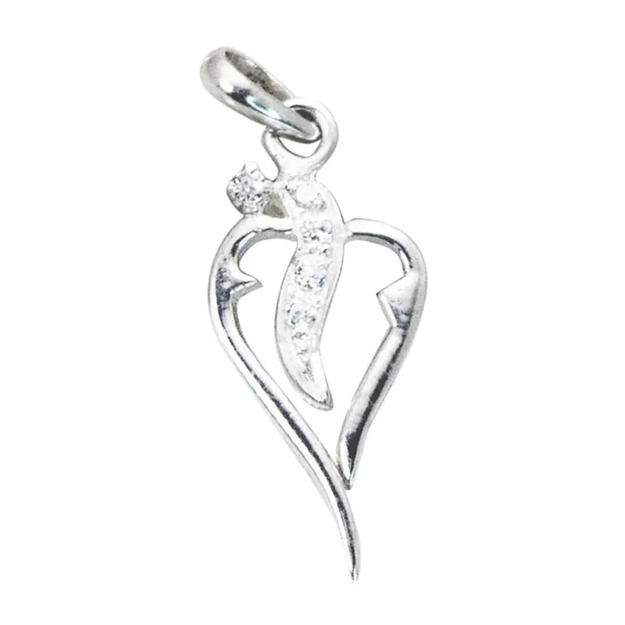 Plain Essential American Sterling Silver plain Fernanda Armor Gray Pendant Jewellery