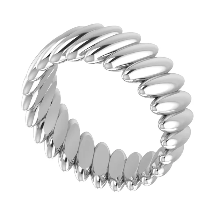 Plain Plain African 92.5 Silver Gray Gems Essential Geometric Thumb Ring Jewelry