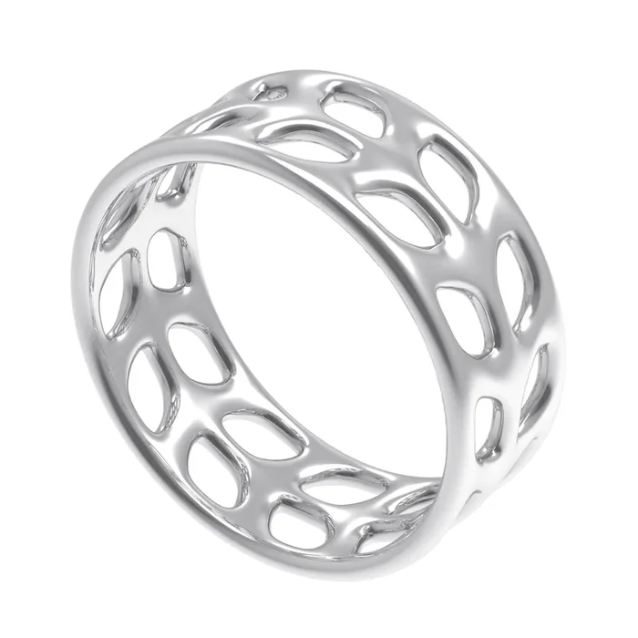 Plain Plain Australian Silver Gray Gemstone Eye-catching Filigree Thumb Ring Jewellery