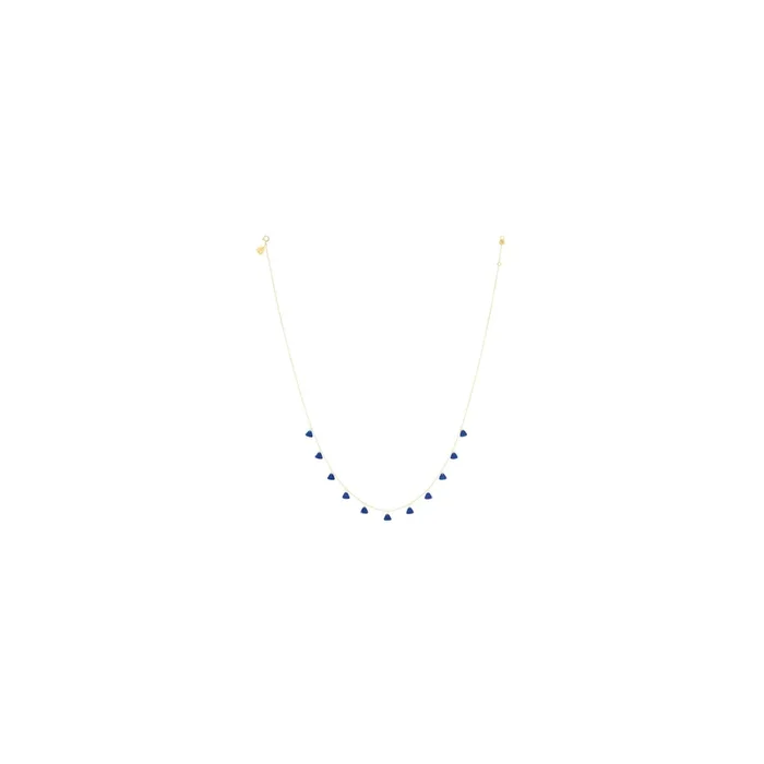 Polka 1922 necklace yellow gold lapis-lazuli – Lepage x La Brune et La Blonde